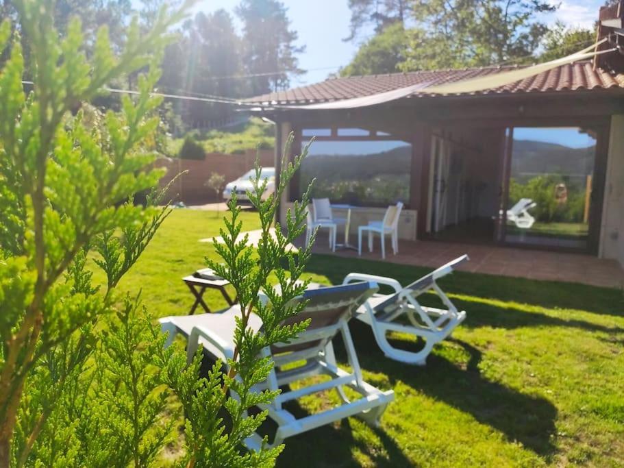 Casa Nueva De Vigo Rural Mos Con Jacuzzi Y Chimenea Para Escapada Romantica Bagian luar foto