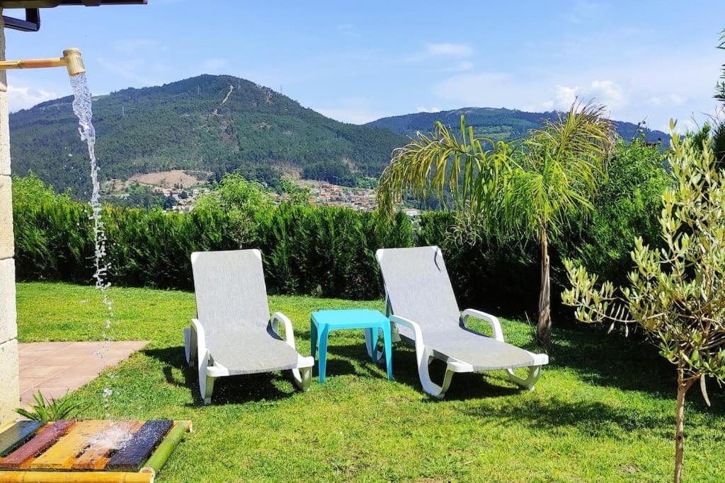 Casa Nueva De Vigo Rural Mos Con Jacuzzi Y Chimenea Para Escapada Romantica Bagian luar foto