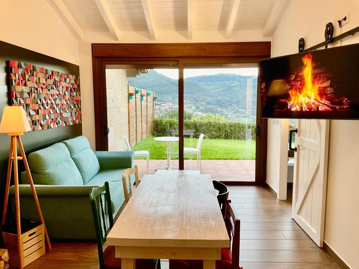 Casa Nueva De Vigo Rural Mos Con Jacuzzi Y Chimenea Para Escapada Romantica Bagian luar foto